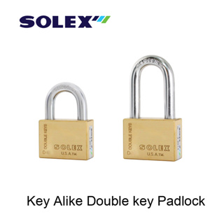 SOLEX KEY ALIKE 2 :1   (ดอกกุญแจแบบ 2 ร่อง ระบบลูกปืน)