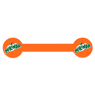 [สินค้าสำหรับเเถมห้ามจำหน่าย] ที่รัดสายไฟ Mirinda ส้ม