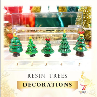 Resin Christmas tree | ต้นไม้ตกแต่งเรซิ่น ต้นไม้ประดับ