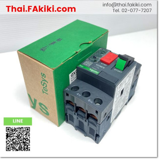 พร้อมส่ง,(A)Unused, GV2ME10 Motor Circuit Breakers ,มอเตอร์เซอร์กิตเบรกเกอร์ สเปค 3P 4-6.3A ,SCHNEIDER (66-006-715)