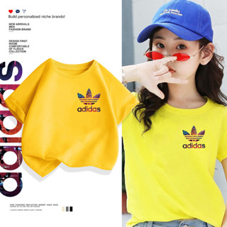 H279B🌻 เสื้อยืดลายการ์ตูน 🌻 สุดเท่ห์ น่ารักสดใส ใส่สบายมากเนื้อผ้าดีมาก ฤดูซัมเมอร์สำหรับเด็ก