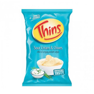 Thins sour cream &amp; chives 175g. มันฝรั่งทอดกรอบ รสซาวครีม นำเข้าจากออสเตรเลีย🇦🇺