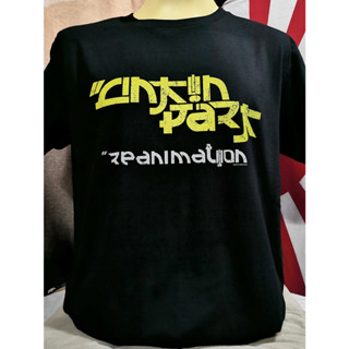 เสื้อวงนำเข้า Linkin Park Reanimation Numb Hybrid Theory Limp Bizkit Papa Roach Korn Nu Metal Rap Vintage Style