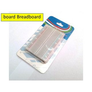 บอร์ดทดลองวงจร 400 รูเสียบ Photoboard Prototype board Breadboard ขนาด 8.2 cm x 5.5 cm จำนวน1ชิ้น