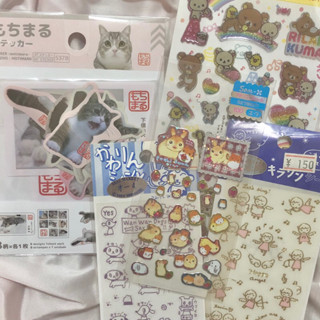 stickers สติ๊กเกอร์ สติกเกอร์ญี่ปุ่น มือ2 มีมาเติมเรื่อย ๆ ค่ะ (sanrio, san-x and more)