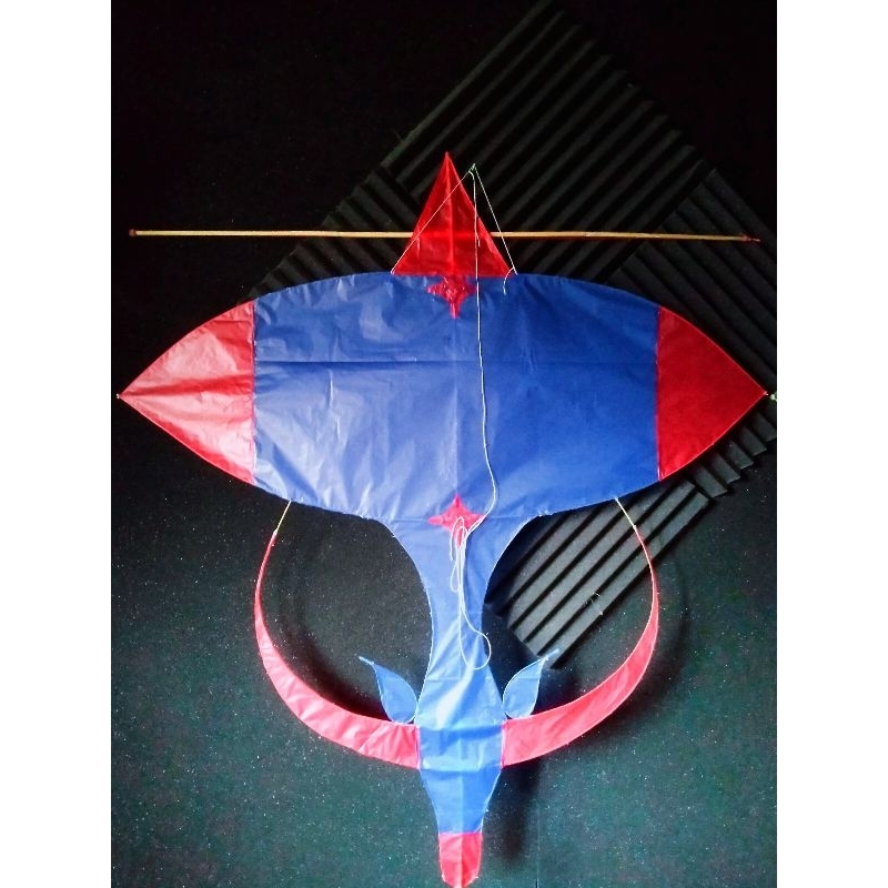 ว่าวควาย 90 ซม. มีพร้อมแอก เทสผ่านแล้ว เล่นลมเบาลมร้อน และลมแรง พับต่อได้ขึ้นดีหรือเอาไว้ประดับบ้านก็สวย - รูปที่ 6