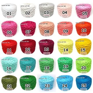 ไหมคอตตอลซอฟท์ น้ำหนัก 50 กรัม (Cotton Solf) (10125)