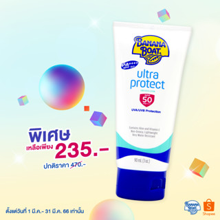 Banana Boat Ultra Protect Sunscreen Lotion SPF50 90ml