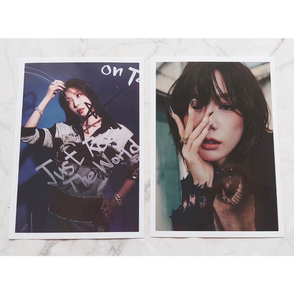 การ์ด Photo BoA Taeyeon ของแท้ จาก CD อัลบั้ม GOT the beat - Stamp On It Album พร้อมส่ง Kpop Card โบ