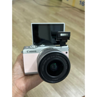 กล้องมือ2canon m100ดำ,ชมพู/เมนูไทย/อุปกรณ์ครบพร้อมใช้งาน