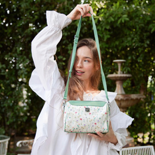 [ลดทันที 90.- ใช้โค้ด SEPALBA] PERF กระเป๋าสะพาย รุ่น Katie bag-Wild flowers