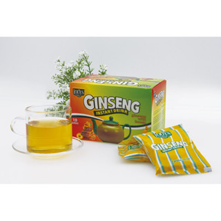 ชา รากโสม ขิง สำเร็จรูป 1กล่อง 10ซองเล็ก( 人参茶，姜茶  、1盒10小包 ) …