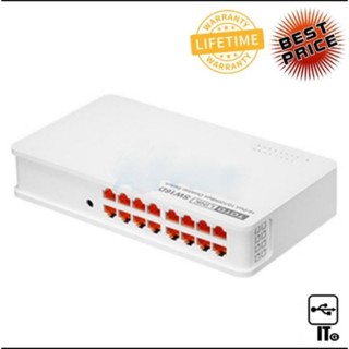 Switching Hub 16 Port TOTOLINK SW16D (9") Lifetime Forever อุปกรณ์ขยายสัญญาณ ขยายสัญญาณ ethernet อีเทอร์เน็ต