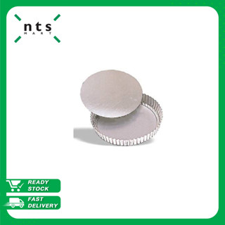 PUJADAS  ROUND TART MOULD  พิมพ์อบขนมสแตนเลส 304 ถอดฐานแม่พิมพ์ได้ PUJ1-726