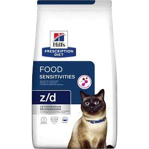 Hill's Z/d cat 1.81 กก. อาหารแมวฮิวด์สูตรภูมิแพ้อาหาร