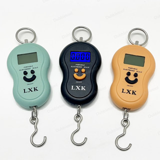 เครื่องชั่งกระเป๋าเดินทาง เครื่องชั่งแขวนดิจิตอลแบบยิ้ม 50kg/10g Protable Electronic Scale