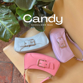 (พร้อมส่ง) MUSTNIMAL | Candy shoulder bag กระเป๋าสะพายไหล่สไตล์เกาหลีเกาใจ ตัวแม่ตัวมัมy2k osoi