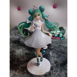 FuRyu ❤️ SEGA SPM Hatsune Miku 15th Anniversary ver. น้องมิกุ ในชุดนางฟ้าสีขาว มีปีก ใส่มงกุฎ สวยมากๆเลยจ้า ❤️