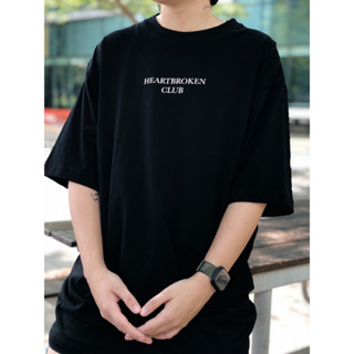 เสื้อยืด oversize ลาย Heartbroken club