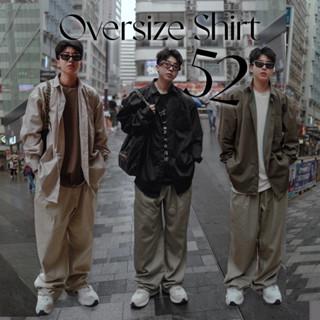 QCLOTH oversize  shirt 52" ผ้าเป็นทรง 🔥💯