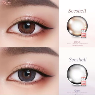 🔥คอนแทคเลนส์ ✨ขนาดบิ๊กอายโตมาก✨ Seeshell (Rozelens) ✨Brown / Gray / Black
