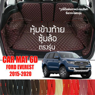 หุ้มข้างท้าย ซุ้มล้อ(เฉพาะสินค้า 2 ชิ้นซ้าย-ขวาเท่านั้น)VIP 6D ตรงรุ่นสำหรับ FORD EVEREST ปี 2015-2020 มีให้เลือกหลากสี