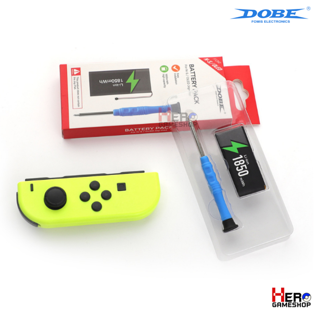 [DOBE] Joy Con Battery Pack Set ชุด แบต Li-on 1850 mAh Nintendo Switch OLED 🇹🇭พร้อมส่งในไทย🇹🇭 ใช้ได้ ทุกรุ่น พร้อมไขควง