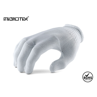 ถุงมือถัก MICROTEX® รุ่น ECO(12 คู่) | งานอิเล็กทรอนิกส์ | งานซ่อมบำรุง | ไม่ทิ้งขน