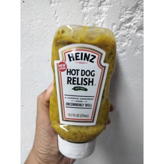 Heinz Hot  Dog Relish ซอส สำหรับฮ็อทดอก 375 ml ราคาพิเศษ