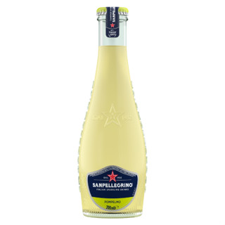 ซานเพลลีกรีโน น้ำเกรฟฟรุ๊ตโซดา 16% (ขวดแก้ว) 200มล. - San Pellegrino brand Sparkling Pompelmo Juice 16% 200ml