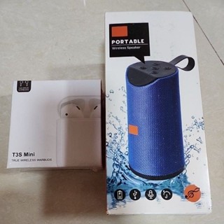 speaker wireless &amp; true wireless warbuds T3s Mini