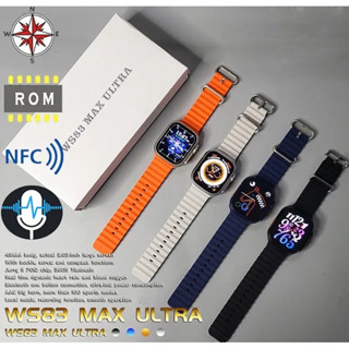 ♥️ใหม่♥️ Smart watch ws83 max ultra จอ 49 mm เชื่อมหูฟังได้ มี gps พร้อมส่ง !!!