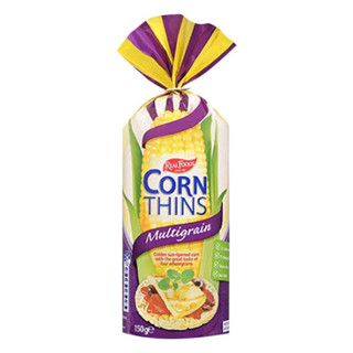 Corn thins multigrain 150 g. คอร์นตินท์ ข้าวโพดอบกรอบ มัลติเกรน นำเข้าจากออสเตรเลีย🇦🇺