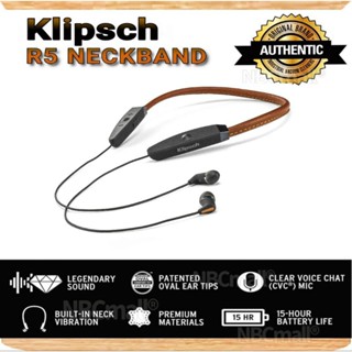 หูฟังบลูทูธไร้สาย KLIPSCH R5 NECKBAND HEADPHONES แท้ (รับประกันศูนย์)