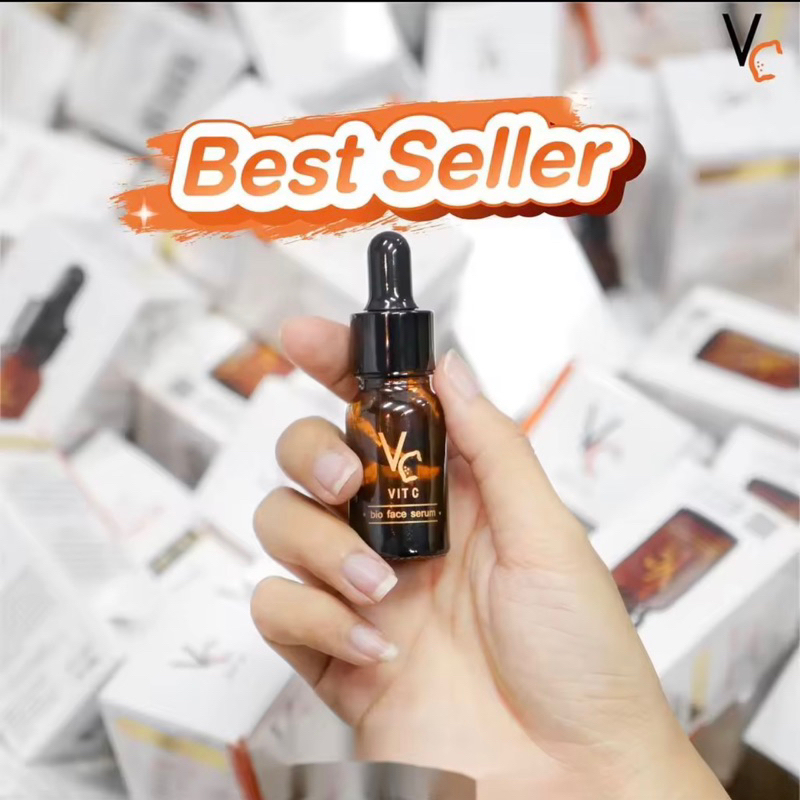 [ แบบขวด ] 🍊Vit C เซรั่มวิตามินซีน้องฉัตร 🍊เซรั่มน้ำฉัตร