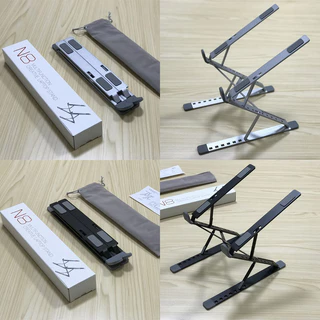 ขาตั้งอลูมิเนียมอัลลอยด์ ปรับได้ 2 ชั้น ความสูง 25-310 มม. สําหรับแล็ปท็อป คอมพิวเตอร์