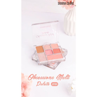 SIVANNA OBSESSIONS MULTI PALETTE EYESHADOW &amp; CHEEK (HF184) : ซิวานน่า มัลติ พาเลทท์ อายแชโดว์