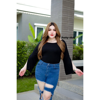 🔥Plussize🔥เสื้อคนอ้วน🔥  M 40-46   L 46-52