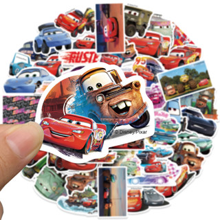 ✨พร้อมส่ง✨ของแท้ แมคควีน ลาย ชินคันเซ็น โทมัส Cars sticker Disney เมโลดี้ สติกเกอร์ กันน้ำ รูปแบบที่แตกต่างกัน 50pcs