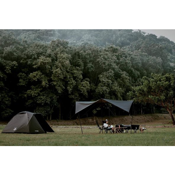 ฟลายชีท 4.5x5 ผืนผ้า 70D Coatblack V.2