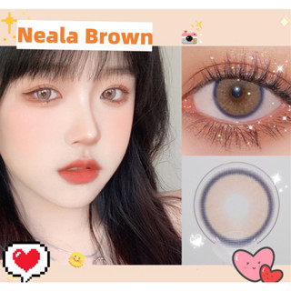 Midroo Lens คอนแทก คอนแทคเลนส์ Neala Brown คอนแทคเลนส์สี -14.2mm