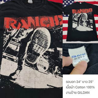 เสื้อวงวินเทจมือสอง Rancid  T-Shirt Vingtage