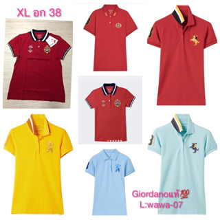 เสื้อโปโลผู้หญิง Giordano แบรนด์แท้ size XL อก 38 เสื้อโปโล เสื้อคอปก