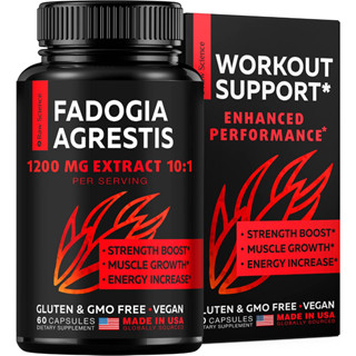 S RAW SCIENCE Fadogia Agrestis Extract – 1200mg per Serving – Extract 10:1 – Herbal Supplement – Fadogia Agrestis Extrac