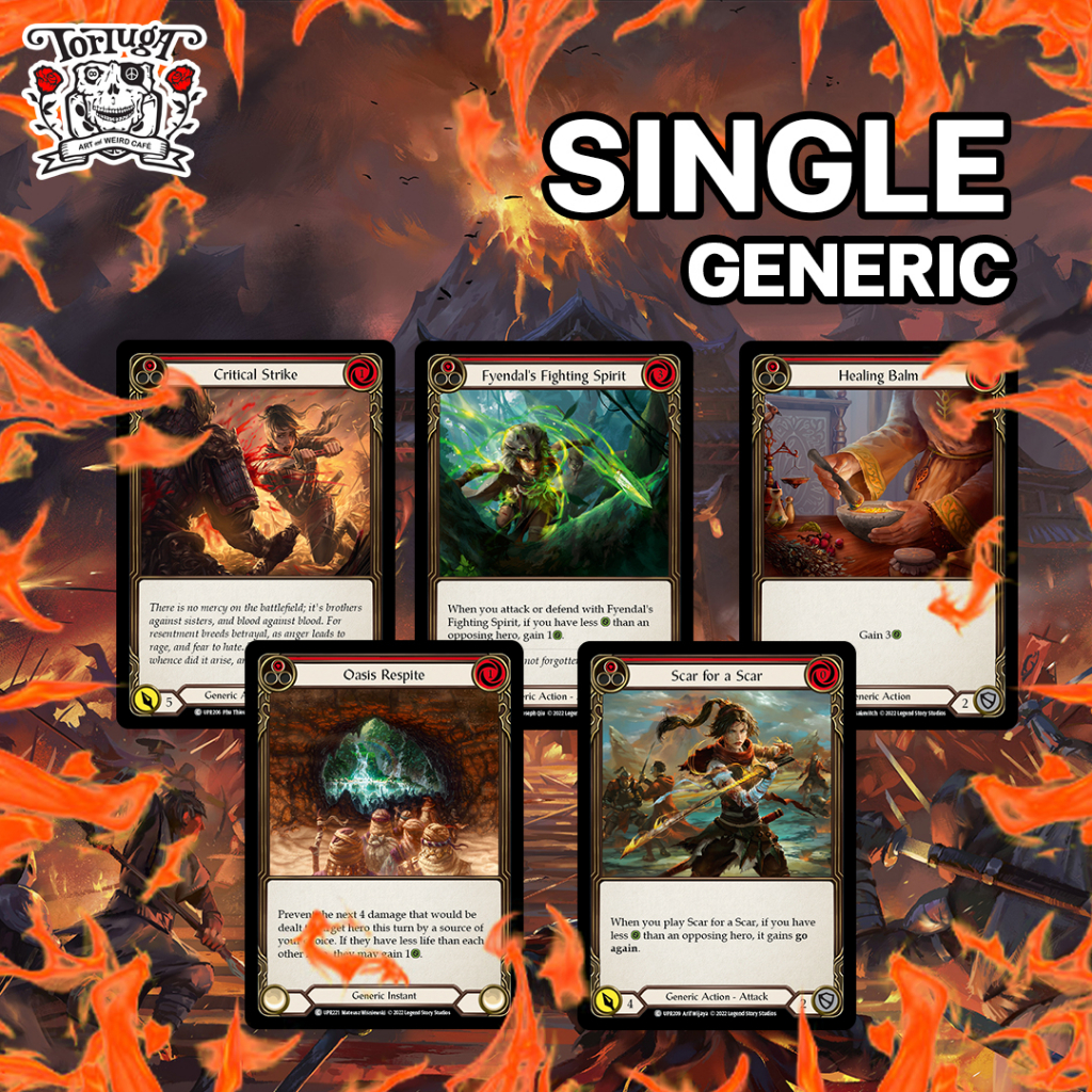 Generic | COMMON | RARE | UPR | Flesh and Blood TCG Single | การ์ดระดับ C,R ขายแยกใบ