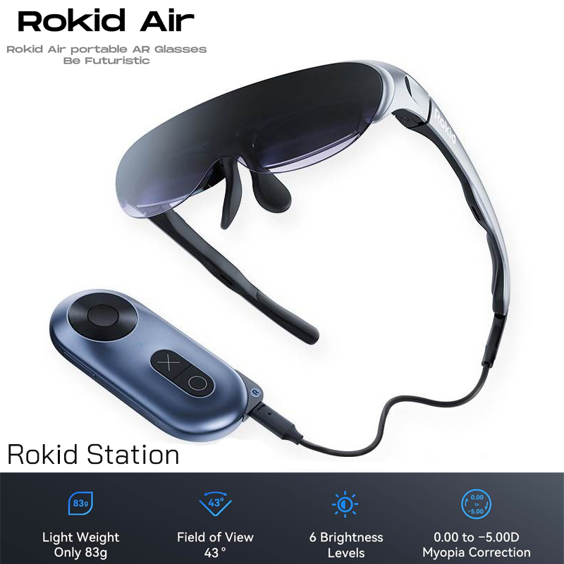 Rokid Air แว่นARที่มีความละเอียดคมชัดสูง มาพร้อมกับไมโครโฟน ลำโพง สามารถรับชมและเพลิดเพลินกับความบัน