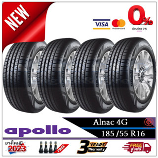 185/55R16 Apollo Alnac4G |2,4 เส้น| *ปี2022,2023*-ส่งฟรี- ผ่อน0% ยางใหม่ /ยางอะพอลโล่