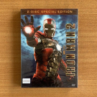 DVD : Iron Man 2 (2010) (2 disc) ไอรอนแมน ภาค 2 [มือ 1 ปกสวม] Robert Downey Jr. / Marvel ดีวีดี หนัง แผ่นแท้