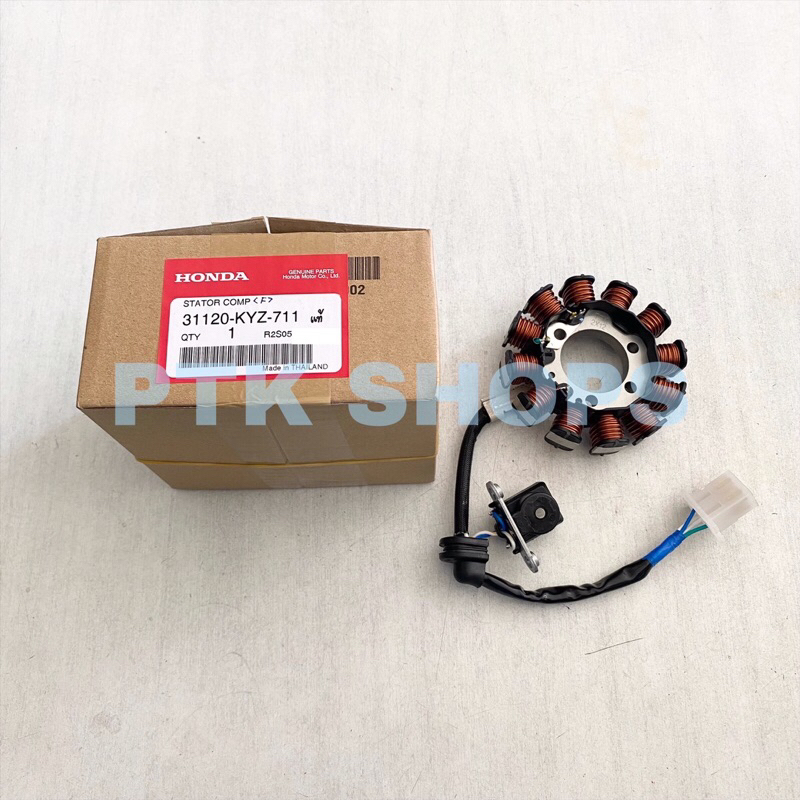 👍แท้💯ขดลวดจานไฟ (ฟิลคอยล์) มัดไฟ มัดข้าวต้ม ✳️ปลาวาฬ✳️ WAVE125I ปี 2012-2014 / เวฟ125ไอ ปลาวาฬ รหัส 