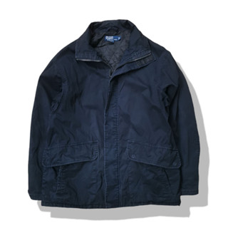 Polo Ralph Lauren Navy Blue Parka Jacket รอบอก 48”